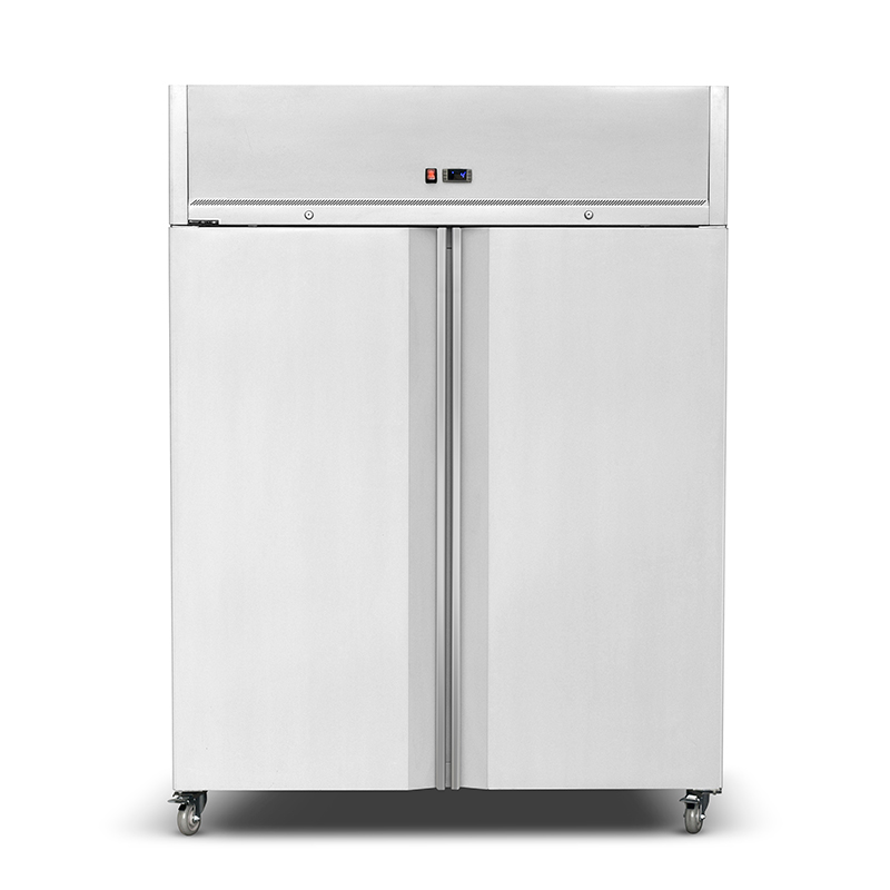 2 section commercial fridge